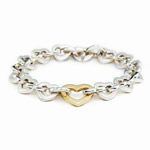 Click & View:ZB34 925 Sterling Silver Bracelet